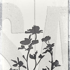 Art Gone Wild Tim Holtz Stencil Wildflower Layering