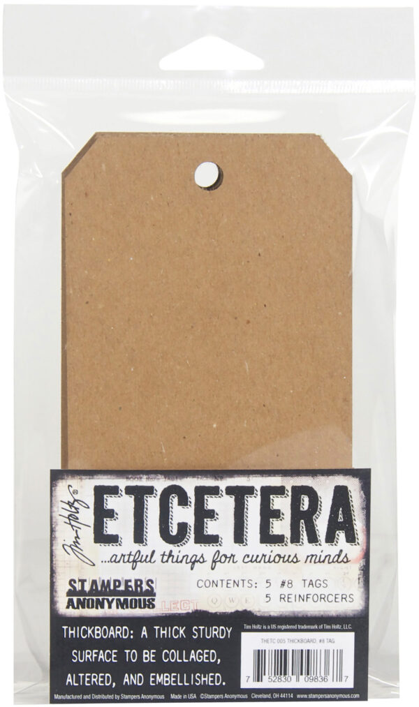 Art Gone Wild Tim Holtz Etcetera #8 Tag