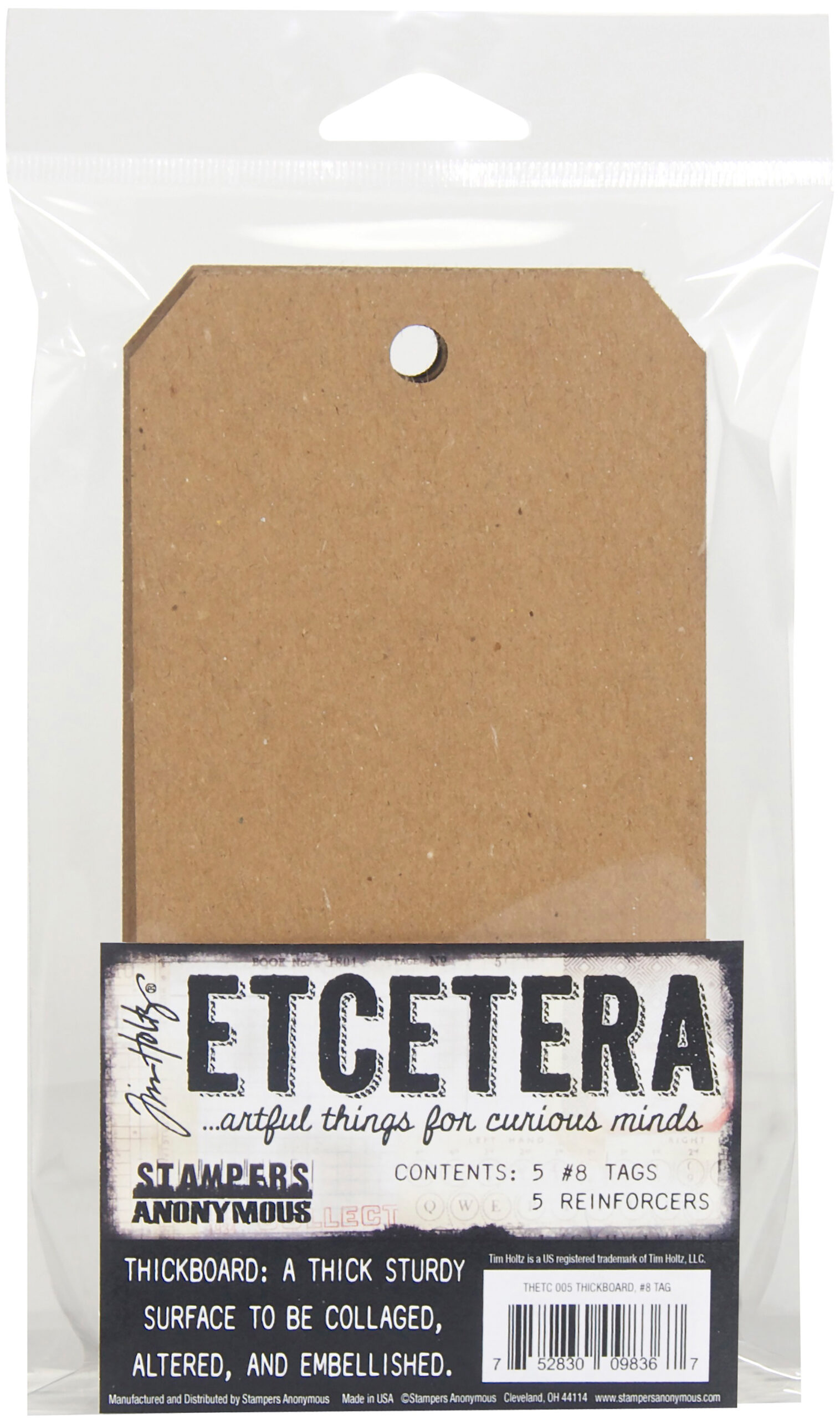 Art Gone Wild Tim Holtz Etcetera #8 Tag