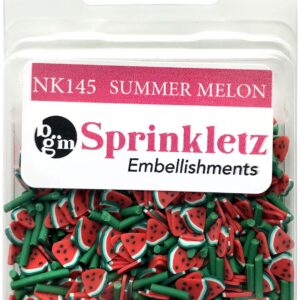 BUTTONS GALORE SPRINKLETZ SUMMER MELON