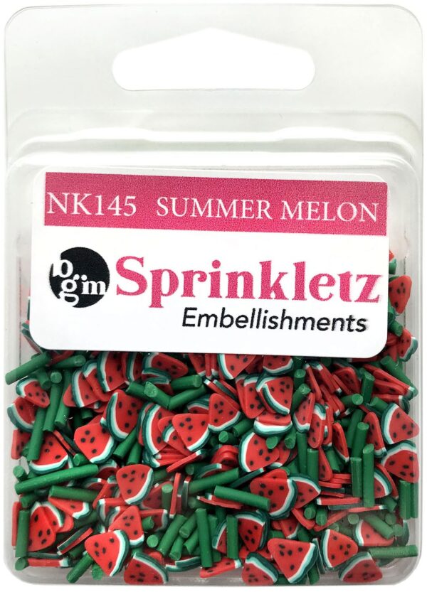 BUTTONS GALORE SPRINKLETZ SUMMER MELON