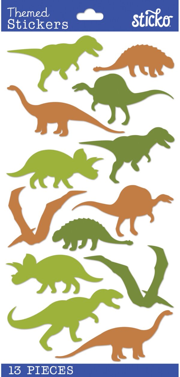 EK JOLEES STICKER DINO SILHOUETTES