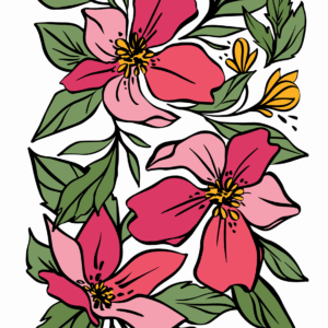 LDRS Stamp in the Garden Background