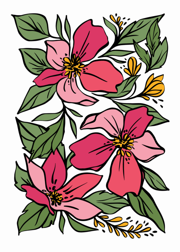 LDRS Stamp in the Garden Background