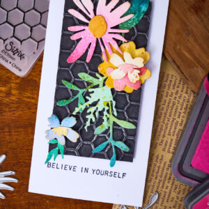 Sizzix 2D TF Embossing Folder w/11PK Thinlit Set Vault Side-order Floristry By Tim Holtz