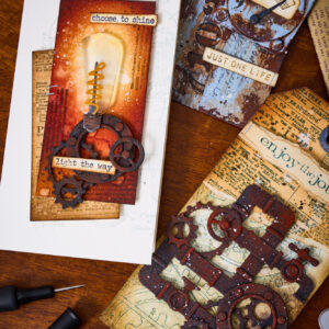 Sizzix Thinlits 37PK Die Set Vault Industrial By Tim Holtz