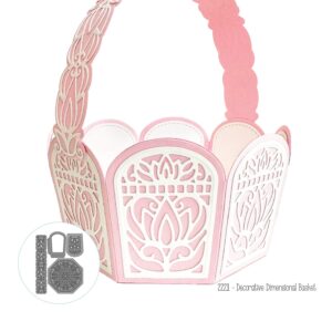 ELIZABETH CRAFTS DIE DECORATIVE DIMENSIONAL BASKET
