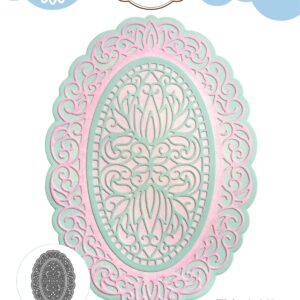 ELIZABETH CRAFTS DIE DECORATIVE OVAL FRAME