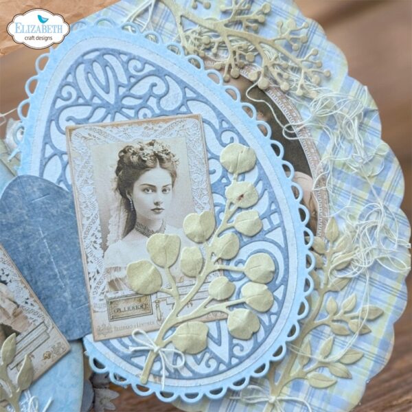 ELIZABETH CRAFTS DIE FLORAL GREENERY 3