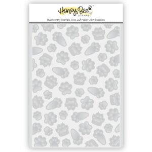 Honey Bee 3D Emboss FLDR Paw Prints