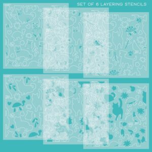 Honey Bee Stencil Pet Friends