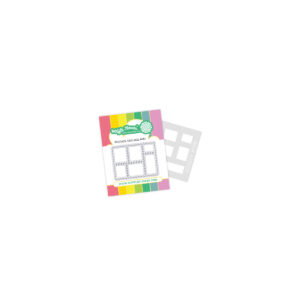 Waffle Flower Postage Collage Die/Stencil Miniature