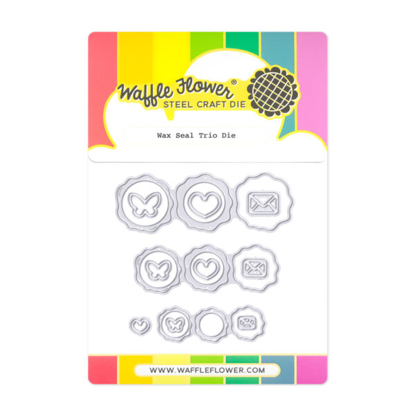 Waffle Flower Die Wax Seal Trio Waffle Flower Die Wax Seal Trio