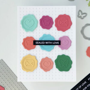Waffle Flower Die Wax Seal Trio