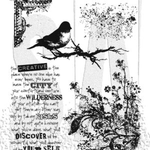 Art Gone Wild Tim Holtz Stamp Urban Tapestry