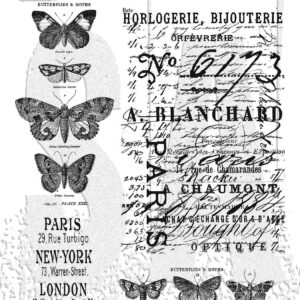 Art Gone Wild Tim Holtz Stamp Papillon