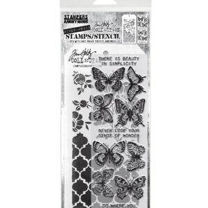 Art Gone Wild Tim Holtz Stamp/Stencil Mixed Media #44