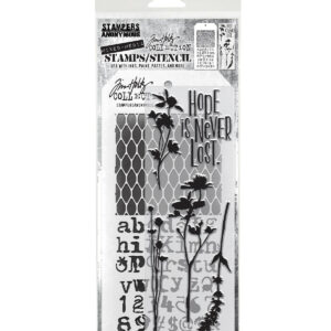 Art Gone Wild Tim Holtz Stamp/Stencil Mixed Media #21