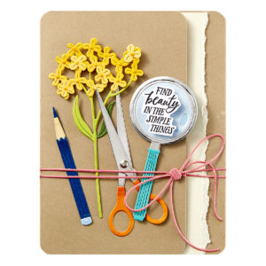 Spellbinders Field Notes Sentiments Clear Stamp Set From the Field Notes Collection