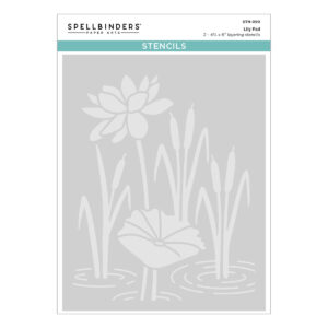Spellbinders Lily Pad Stencil From the Jump For Joy Collection