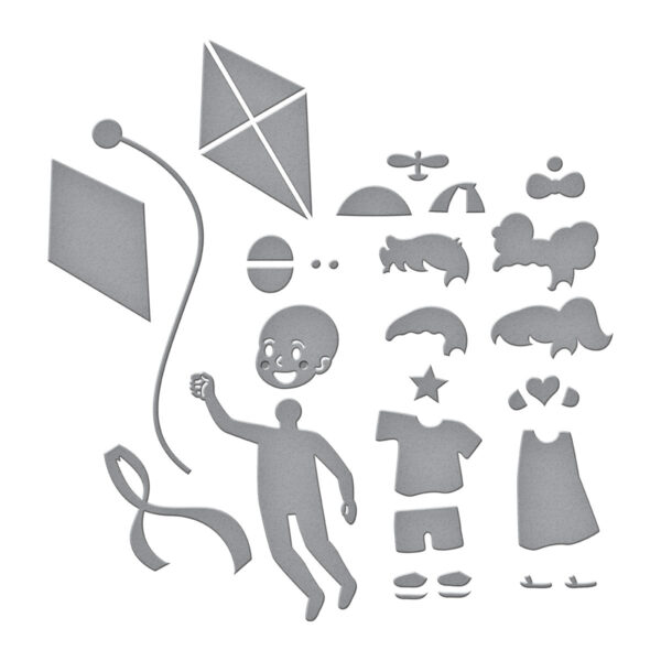 Spellbinders Up and Away Etched Dies From the Sky's the Limit Collection By Simon Hurley