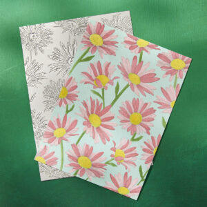 Spellbinders Daisy Shower Press Plate From the Yana's Daisies Collection By Yana Smakula