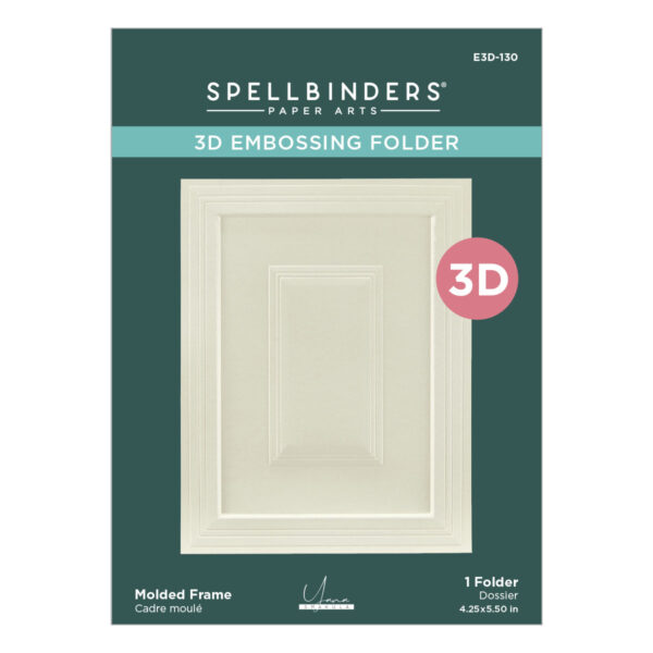 Spellbinders Molded Frame 3D Embossing Folder From the Yana’s Daisies Collection By Yana Smakula Spellbinders Molded Frame 3D Embossing Folder From the Yana's Daisies Collection By Yana Smakula