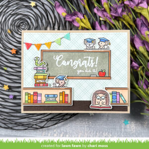 Lawn Fawn Stencil Simply Celebrate Hangouts
