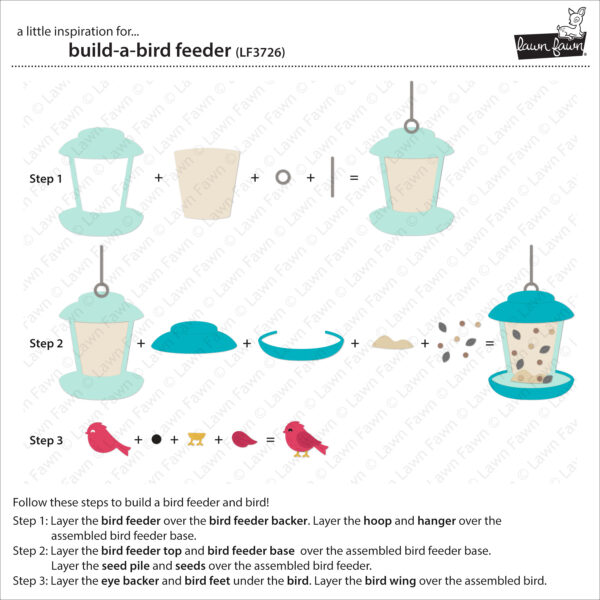 Lawn Fawn Die Build-a-bird Feeder
