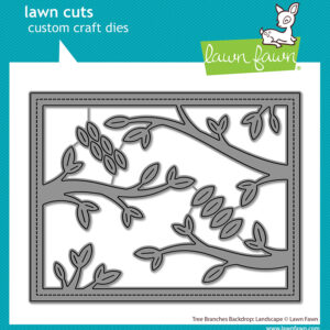 Lawn Fawn Die Tree Branches Backdrop: Landscape