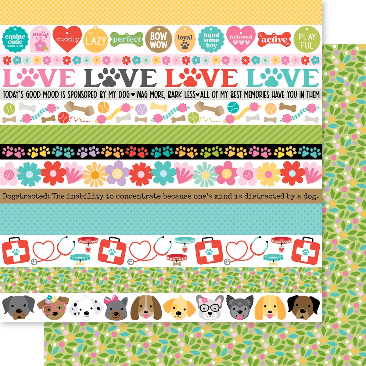 BB Bow Wow 12X12 Bow Wow Borders