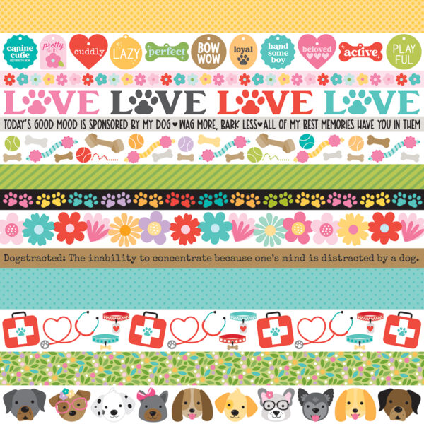 BB Bow Wow 12X12 Bow Wow Borders