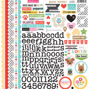 BB Bow Wow 12X12 Bow Wow Stickers