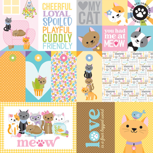 BB Meow 12X12 Meow Daily Details