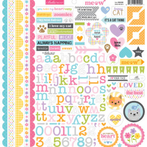 BB Meow Doohickey Stickers