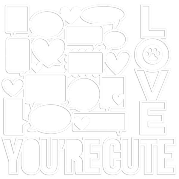 BB Meow You're Cute Cut-outs