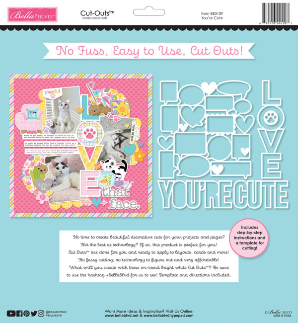 BB Meow You're Cute Cut-outs