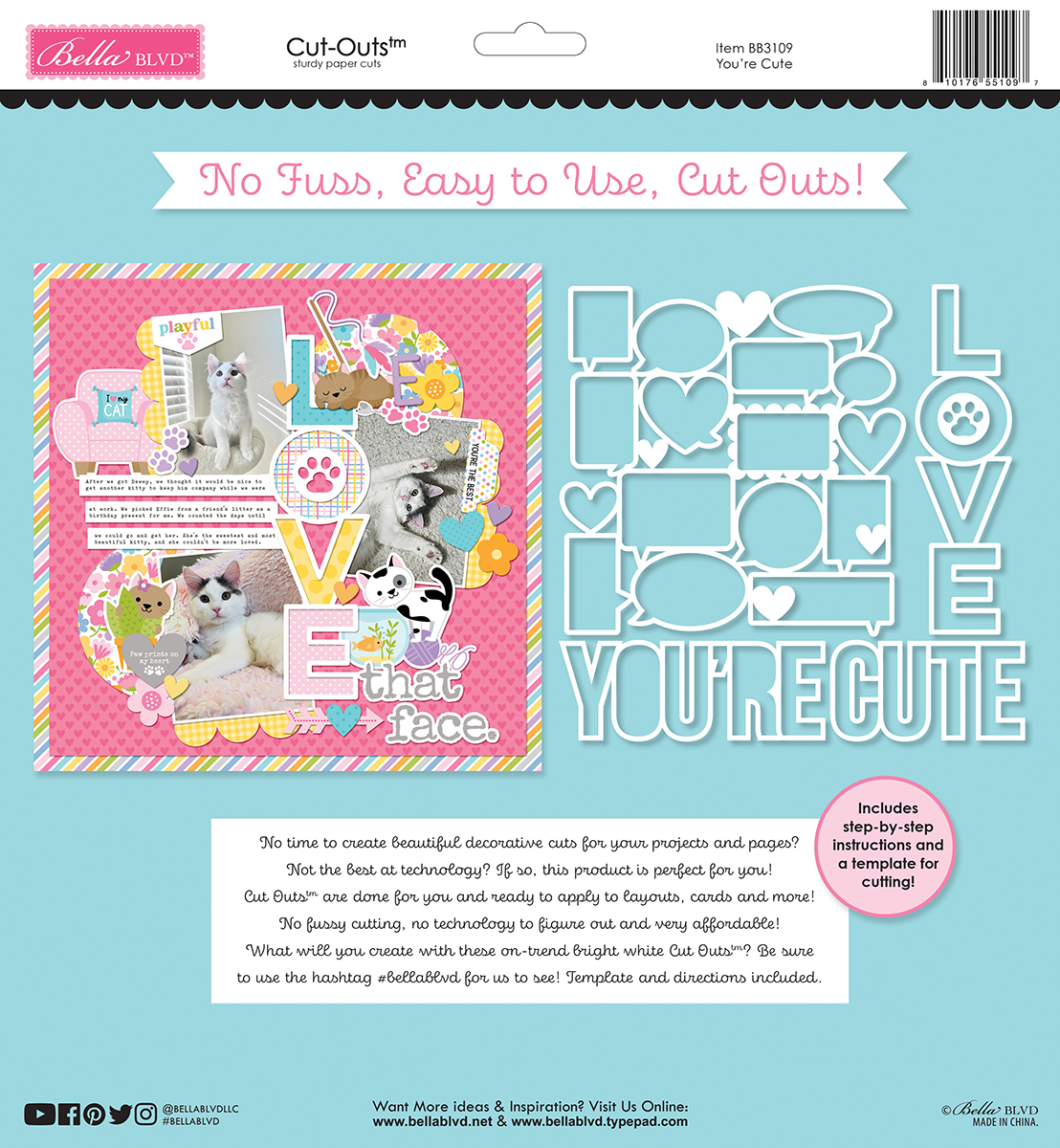 BB Meow You're Cute Cut-outs