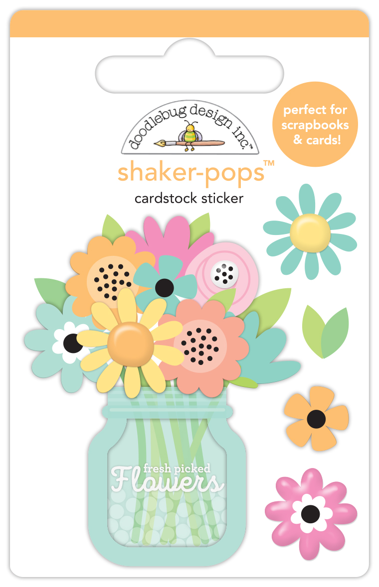 Doodle Butterfly Kisses Shaker-pops Spring Bouquet