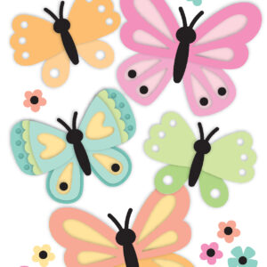 Doodle Butterfly Kisses Doodle Cuts