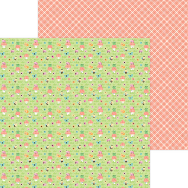 Doodle Butterfly Kisses 12X12 Mushroom Meadows