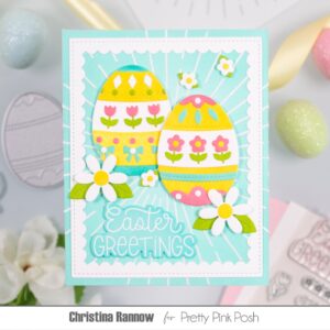 Pretty Pink Posh Die Build an Egg