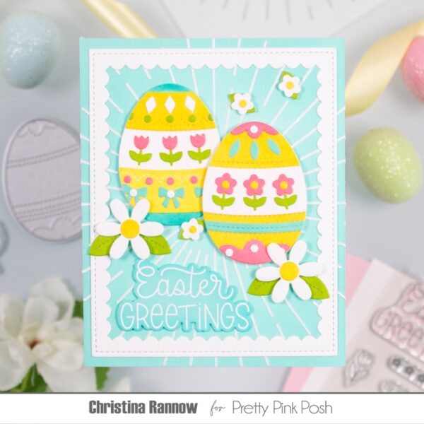 Pretty Pink Posh Die Build an Egg