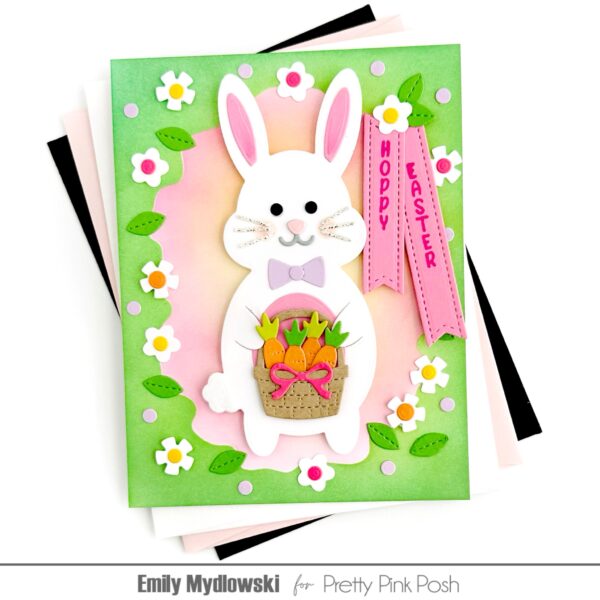 Pretty Pink Posh Die Bunny Holder