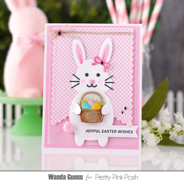 Pretty Pink Posh Die Bunny Holder
