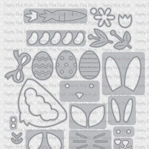 Pretty Pink Posh Die Easter Bucket Additions