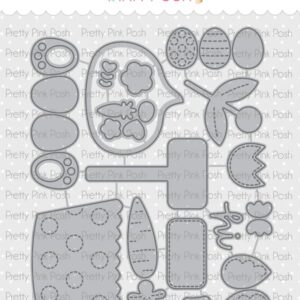 Pretty Pink Posh Die Big Easter Cupcake