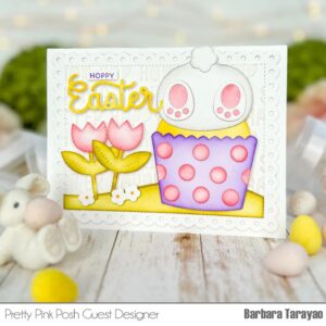 Pretty Pink Posh Die Big Easter Cupcake