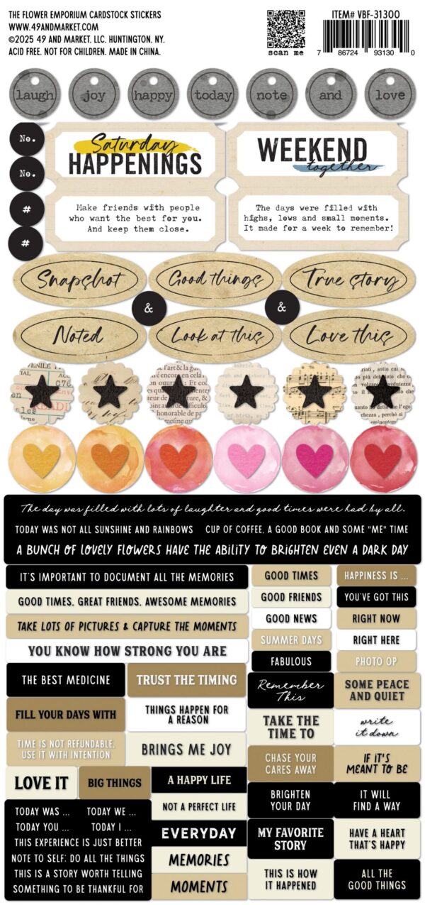 49 & MARKET THE FLOWER EMPORIUM STICKER