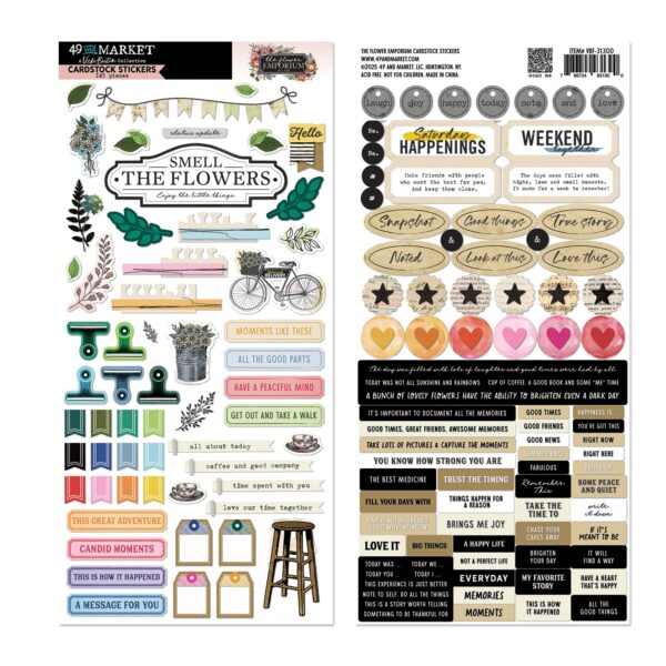 49 & MARKET THE FLOWER EMPORIUM STICKER